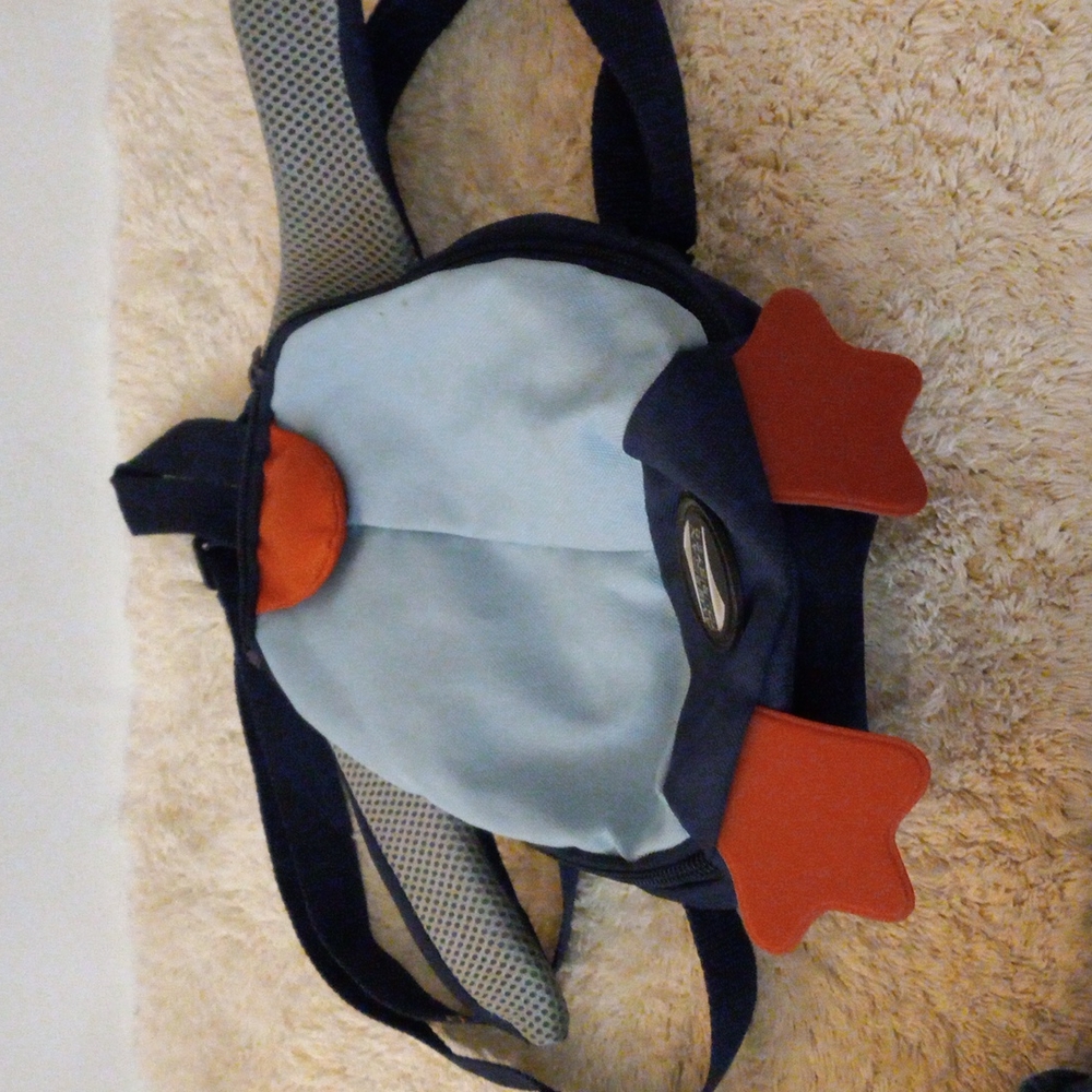 American Tourister Kids Penguin Travel Backpack Blue